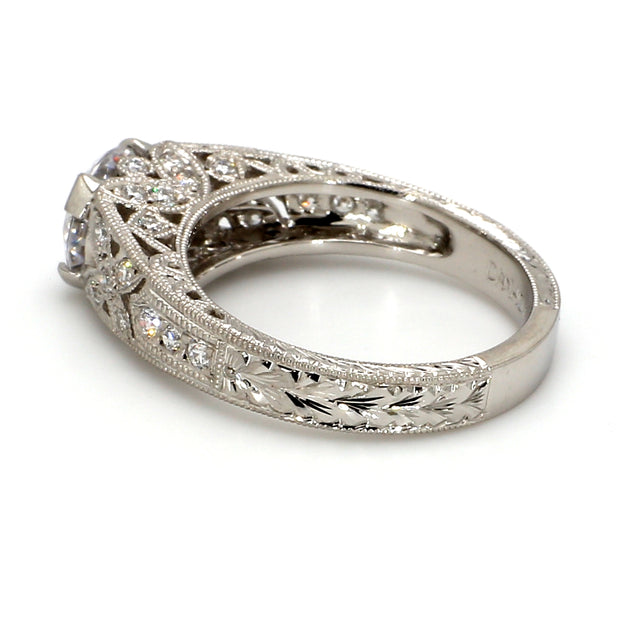 Pave Engagement Ring