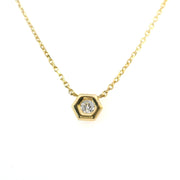 Honeycomb Diamond Necklace