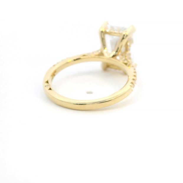 SimplyTACORI Emerald Pave Engagement Ring