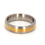 Semi-Rounded Matte Plain Metal Band