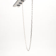 Platinum Oval Chain Necklace