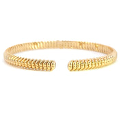 Gold & Diamond Cuff Bracelet