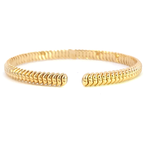 Gold & Diamond Cuff Bracelet