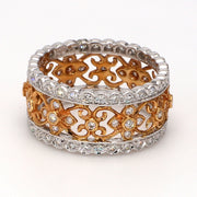 Floral Diamond Fashion Ring