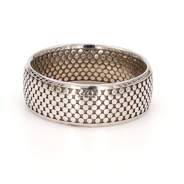 Tubetto Textured Plain Metal Band