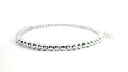 Beaded Stretch Diamond Bracelet