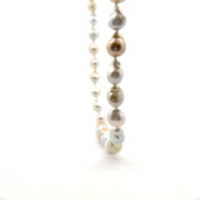 Baroque Pastel Pearl Necklace