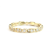 Alternating Side Detail Eternity Band