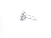 1.42ctw Lab-Diamond Martini Style 3-Prong Stud Earrings