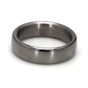 Comfort-Fit Polished Plain Metal Band