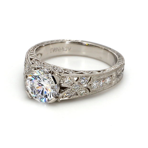 Pave Engagement Ring