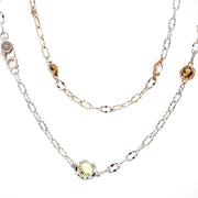 Double Strand Gemstone Necklace