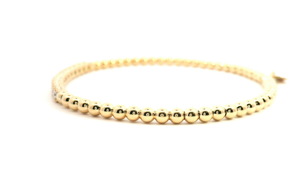 Beaded Diamond Stretch Bracelet