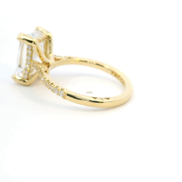SimplyTACORI Emerald Pave Engagement Ring