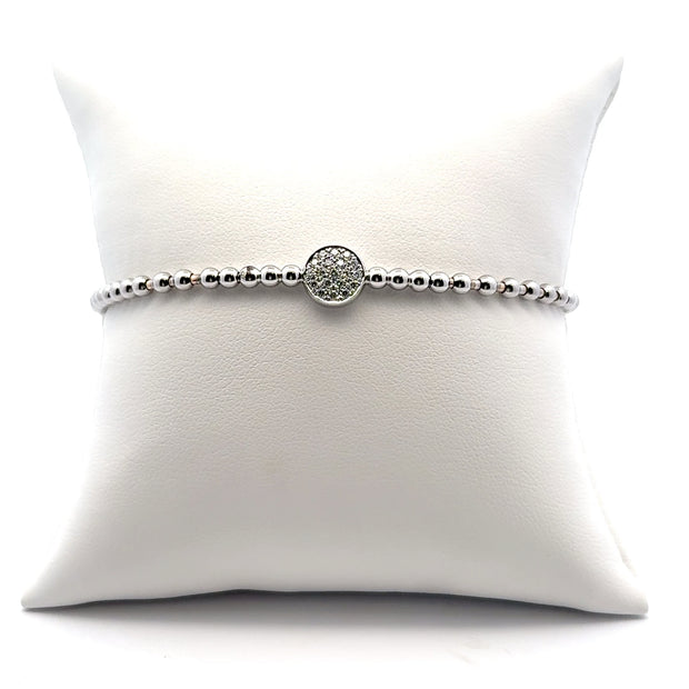 Pave Diamond Strech Bracelet