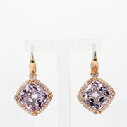 Drop Gemstone Earrings