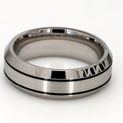 Comfort-Fit Mixed Plain Metal Band