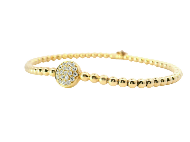 Cluster Stretch Diamond Bracelet