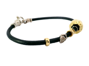 Leather Metal Bracelet