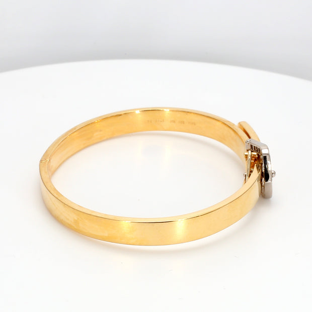 Bangle-Buckle Diamond Bracelet