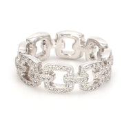 Buckle Diamond Fashion Ring