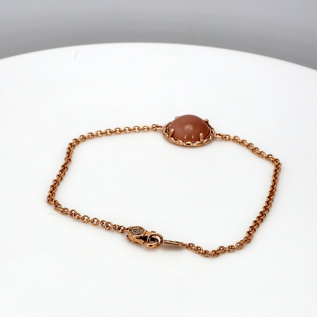 Moonstone Chain Gemstone Bracelet