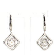 Drop Diamond Earrings